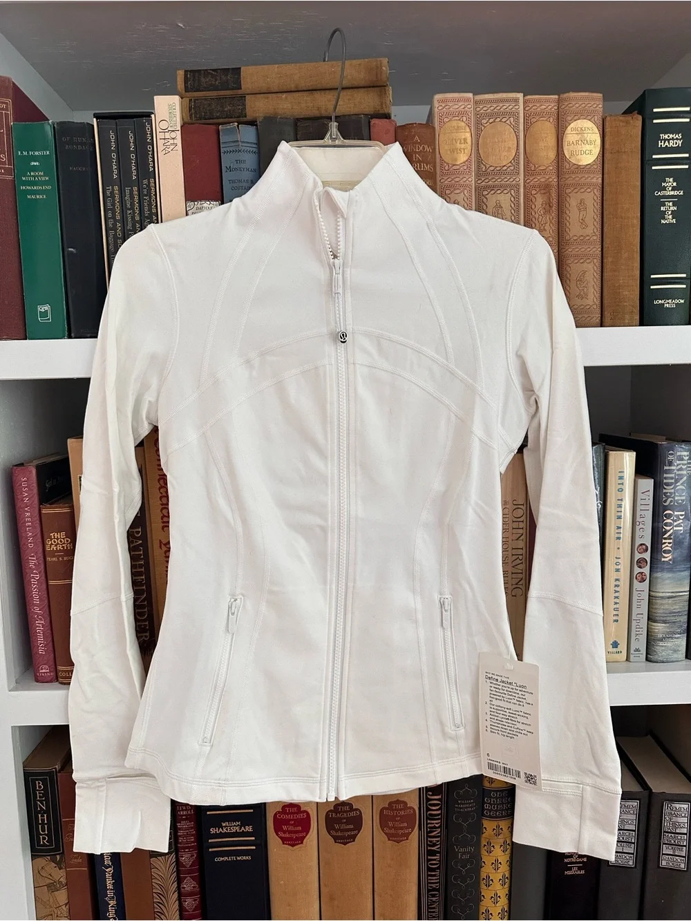 NWT - Lululemon athletica Define Luon White Zip-Up Jacket - Women